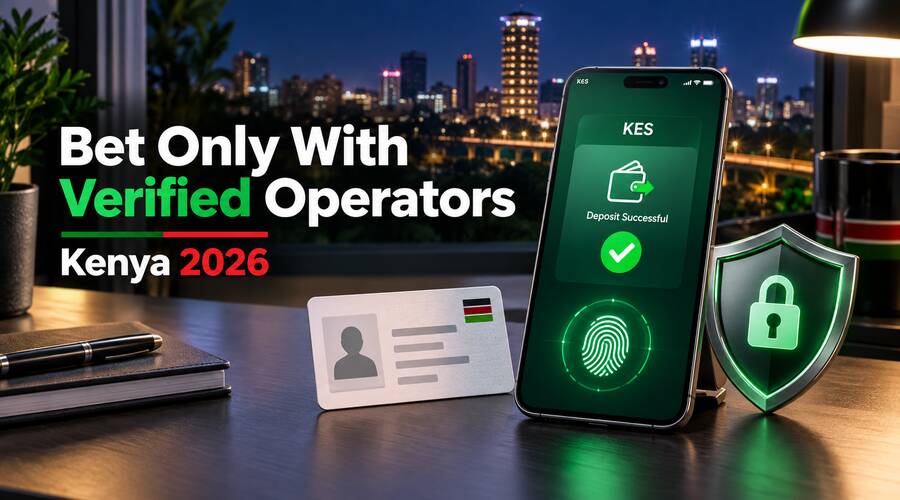 Fingerprint verification and secure mobile money deposit for licensed betting sites in Kenya